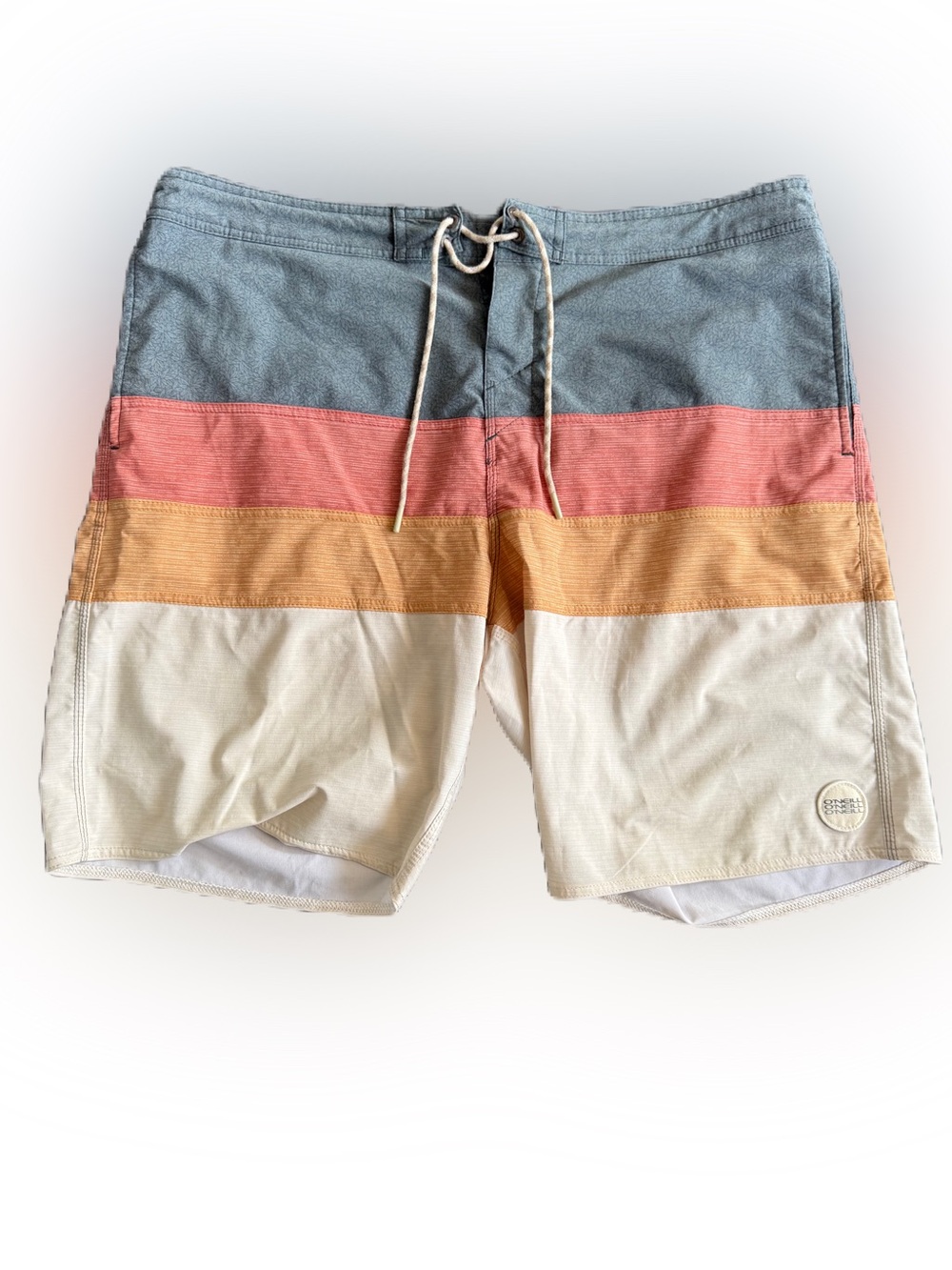 O Neill Cruzers Swim Trunks With Drawstring and Pockets. Size 40